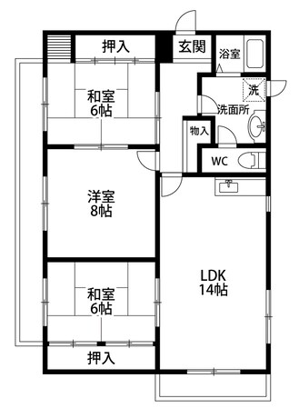 ユートピア東照苑の物件間取画像